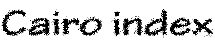 Cairo index